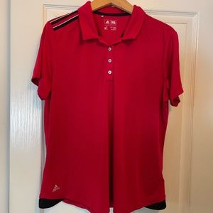 Adidas Golf Polo Red XL
